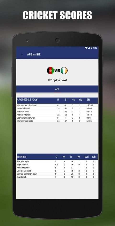Live Cricket Score & News! screenshot 1