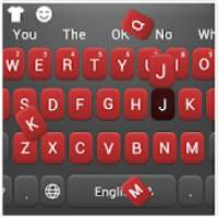 Red Gray Keyboard