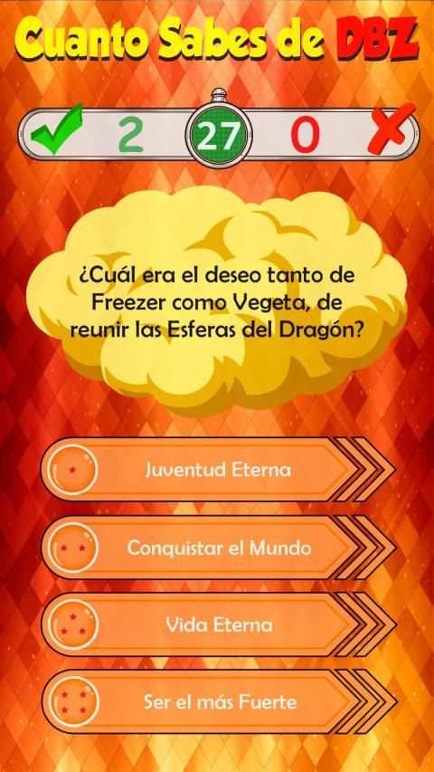 Cuanto Sabes de DBZ - Trivia screenshot 2