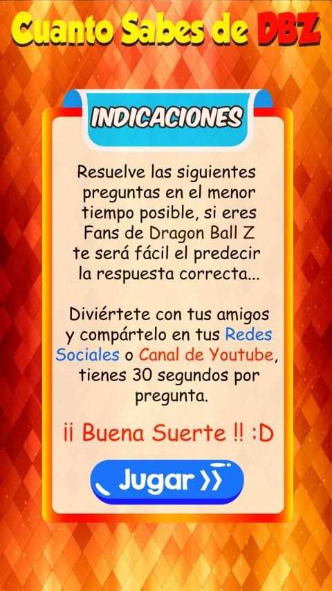 Cuanto Sabes de DBZ - Trivia screenshot 5