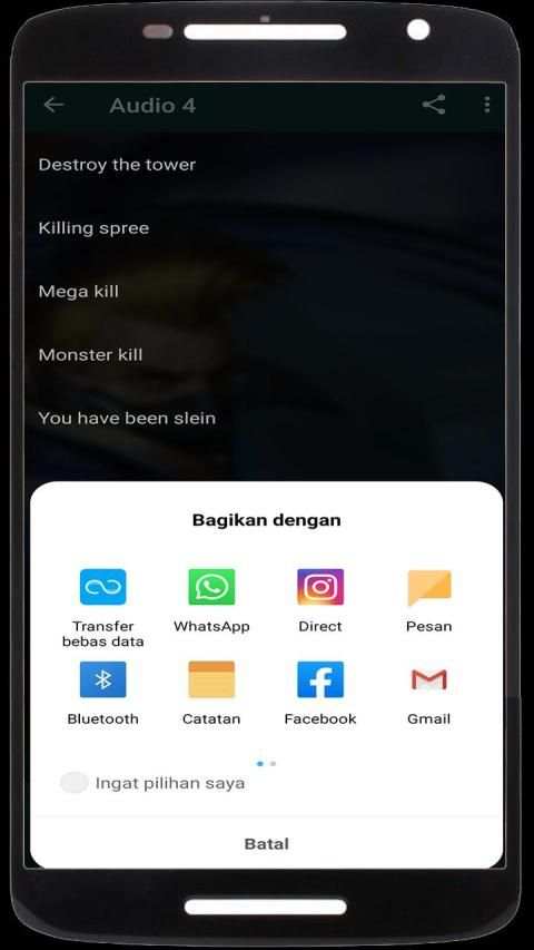 Ringtone Mobile Legend screenshot 1