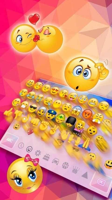 Beautiful Colorful Abstract Keyboard स्क्रीनशॉट 4