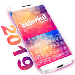 ikon Beautiful Colorful Abstract Keyboard