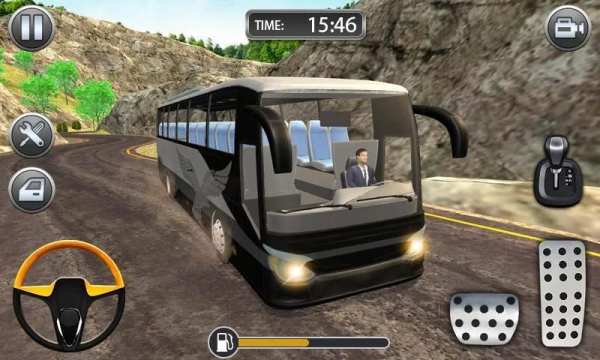 Hill Bus Racing Driving Simulator 2019 स्क्रीनशॉट 1
