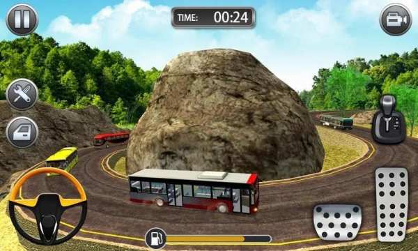 Hill Bus Racing Driving Simulator 2019 स्क्रीनशॉट 3