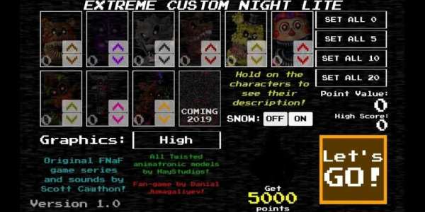 Extreme Custom Night LITE screenshot 2