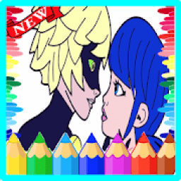 ikon coloriage de ladybug et cat noir