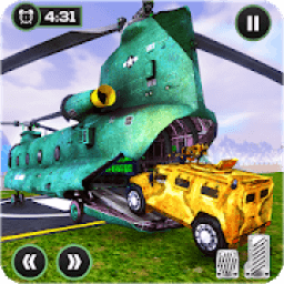 US Offroad Army Cargo Plane Transport Sim 2019 आइकन