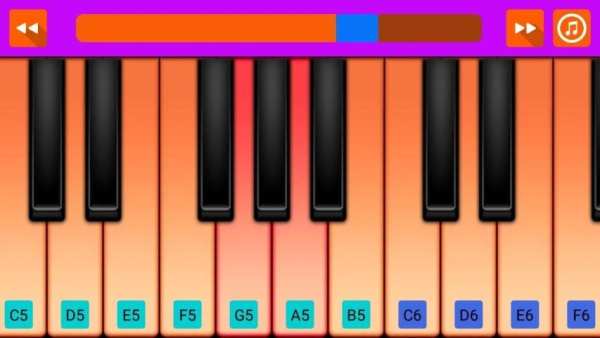 Orange Piano screenshot 1