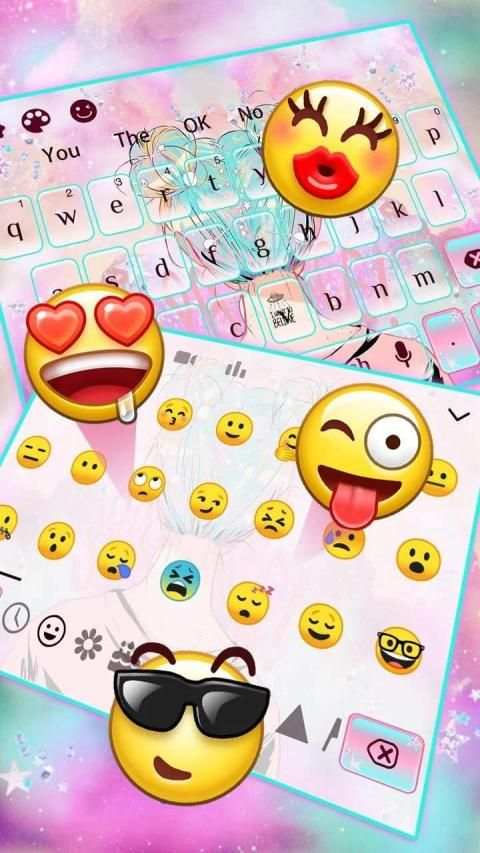 Pretty Girl keyboard screenshot 2
