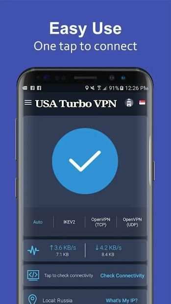 USA Turbo VPN - Free VPN Proxy & WiFi Security VPN screenshot 2