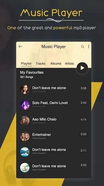 Music Player : MP3 Music Download स्क्रीनशॉट 1