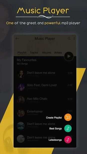 Music Player : MP3 Music Download स्क्रीनशॉट 2
