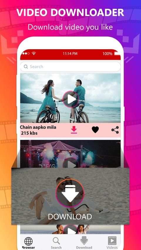 Free video downloader - Best video downloading app स्क्रीनशॉट 3