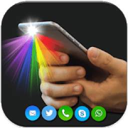Color flashlight: flash on call & sms, flash alert