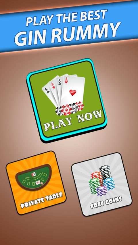 Gin Rummy Free स्क्रीनशॉट 1