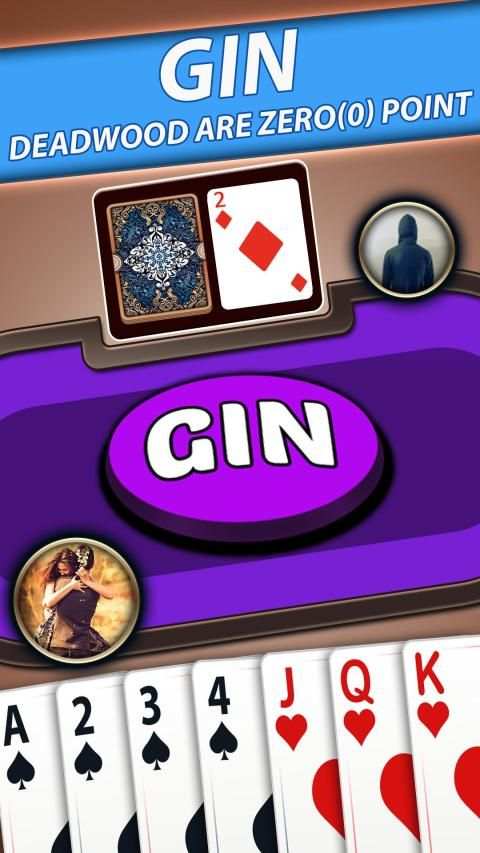 Gin Rummy Free स्क्रीनशॉट 5