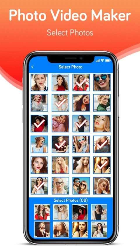 Photo Video Maker With Music-Movie Maker स्क्रीनशॉट 7
