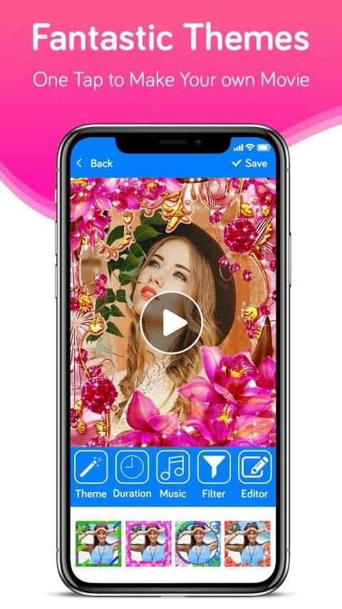Photo Video Maker With Music-Movie Maker स्क्रीनशॉट 5