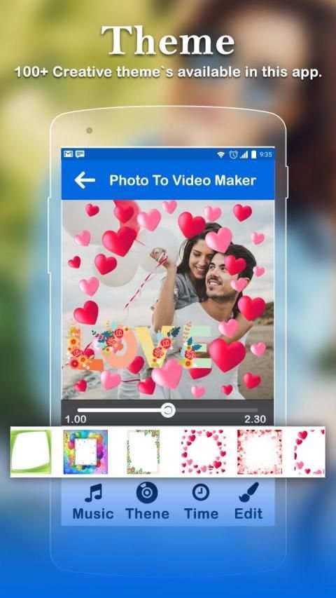 Photo Video Maker With Music-Movie Maker स्क्रीनशॉट 10