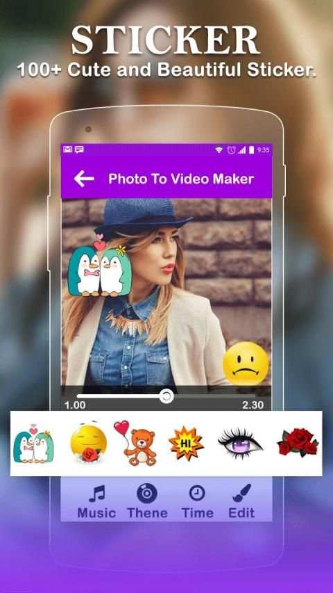Photo Video Maker With Music-Movie Maker स्क्रीनशॉट 9