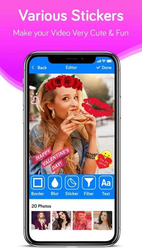 Photo Video Maker With Music-Movie Maker स्क्रीनशॉट 4