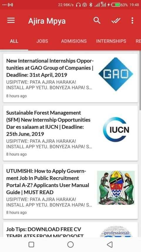 AJIRA MPYA screenshot 3