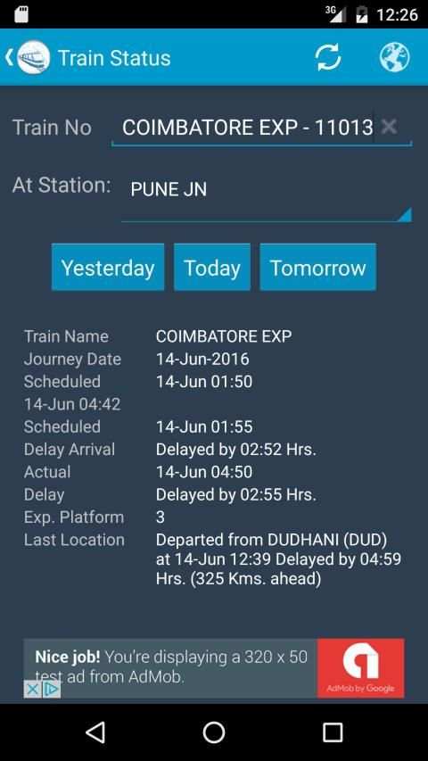 Indian Rail Train Status screenshot 30