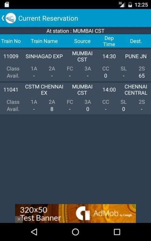 Indian Rail Train Status स्क्रीनशॉट 9