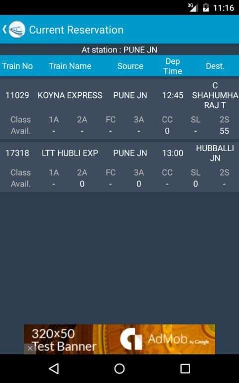 Indian Rail Train Status स्क्रीनशॉट 18