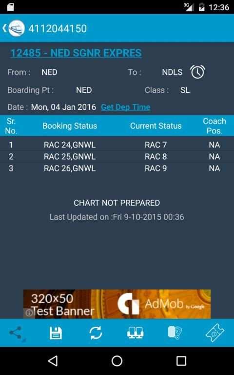 Indian Rail Train Status स्क्रीनशॉट 2