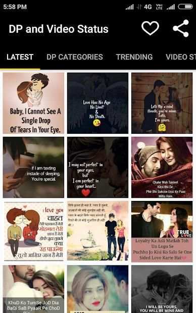 DP and Video Status स्क्रीनशॉट 1
