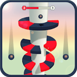 3D Bounce Ball On Helix icon