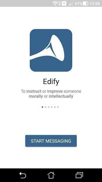 Edify Messenger screenshot 1