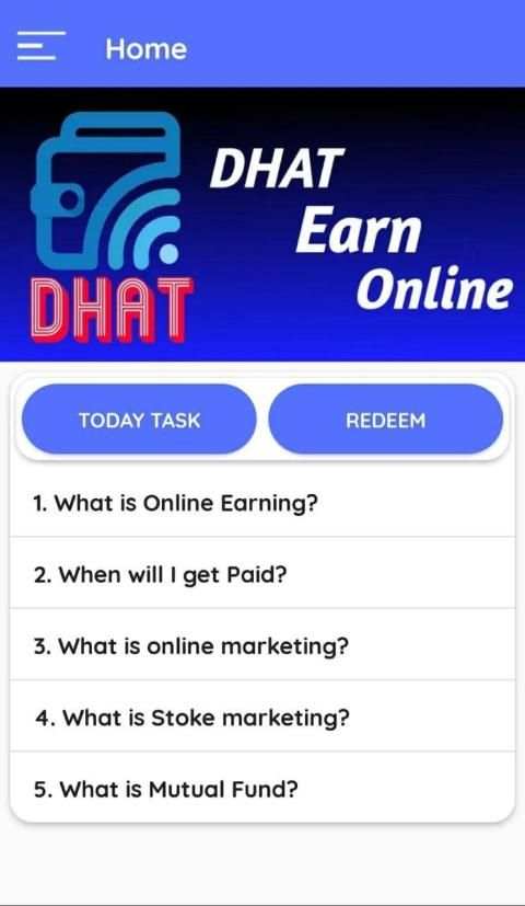 DHAT: Earn Online स्क्रीनशॉट 3