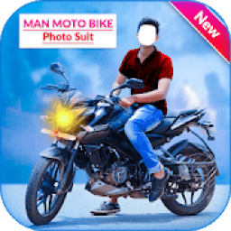 ikon Men Moto Photo Suit : Stylish Bike Photo Suit