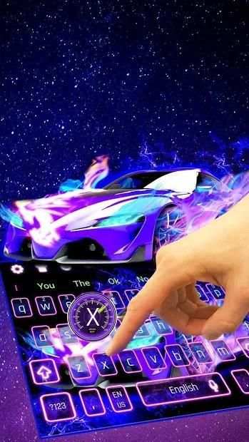Keyboard Mobil Flaming screenshot 2