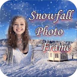 Snowfall Photo Frame