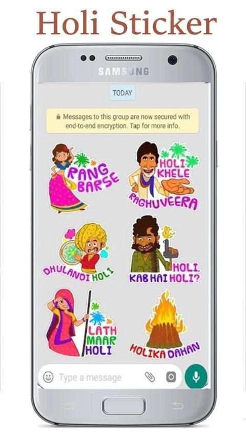 Holi Sticker Newwhatsapp screenshot 3