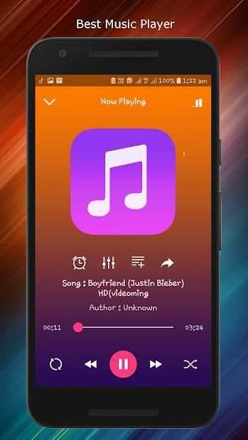 Music Player- Free Mp3 & Audio Player स्क्रीनशॉट 2