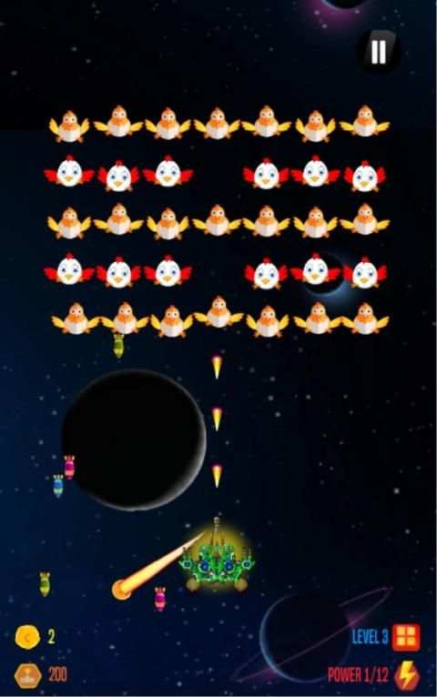 Chicken Invaders - Galaxy War स्क्रीनशॉट 3