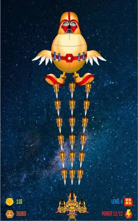 Chicken Invaders - Galaxy War स्क्रीनशॉट 2