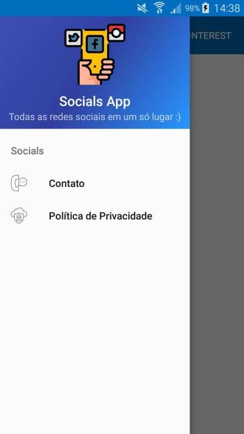 Socials - Acesse redes sociais com rapidez screenshot 5