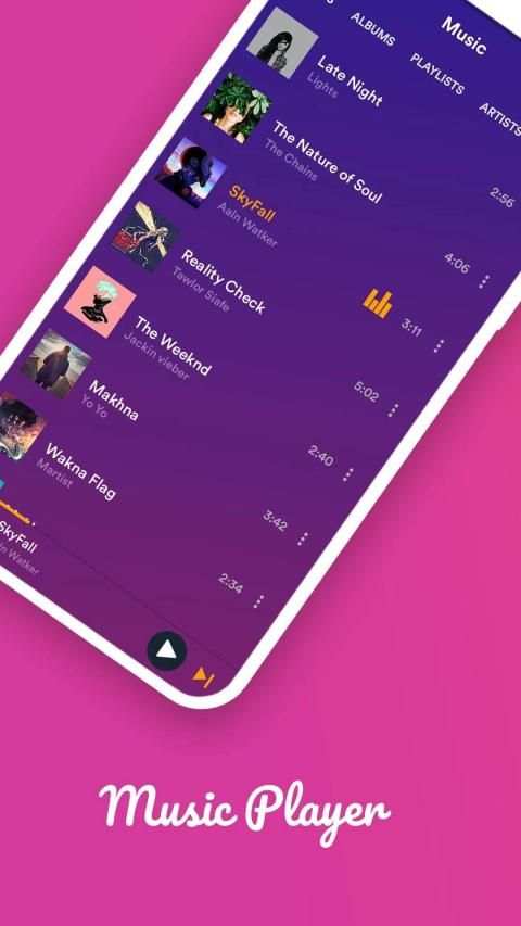Music Player - Audio Player, MP3 Player स्क्रीनशॉट 1