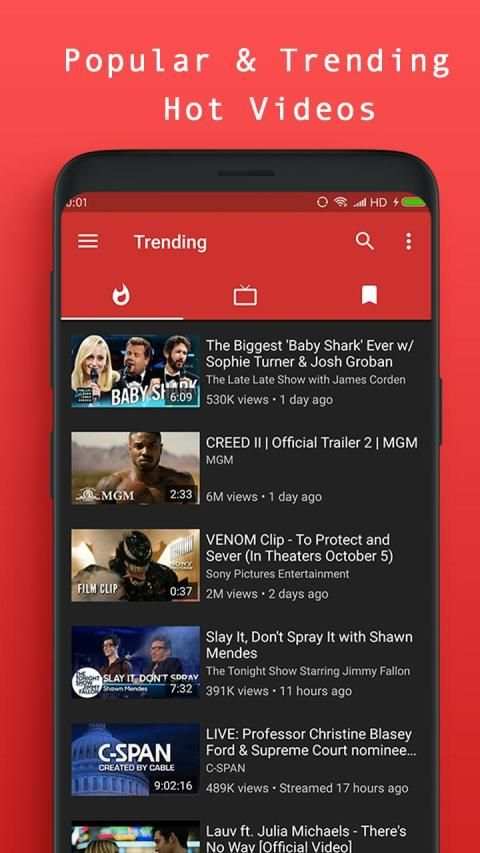Play Tube & Video Tube स्क्रीनशॉट 2