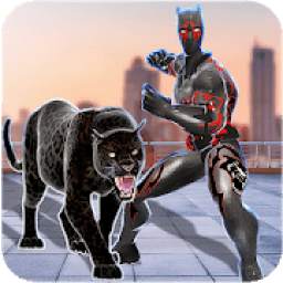 Multi Panther Hero Crime City Battle