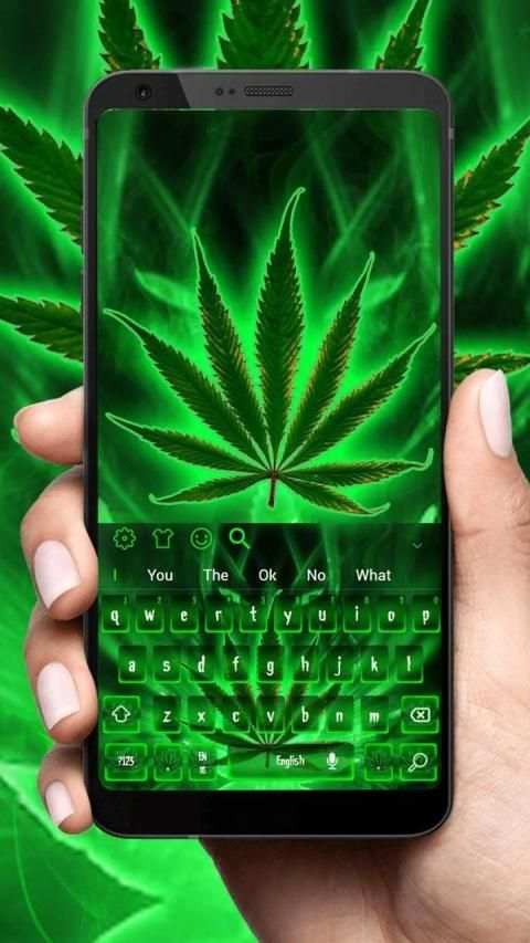 Cool Weed Rasta Smoke Keyboard Theme स्क्रीनशॉट 6