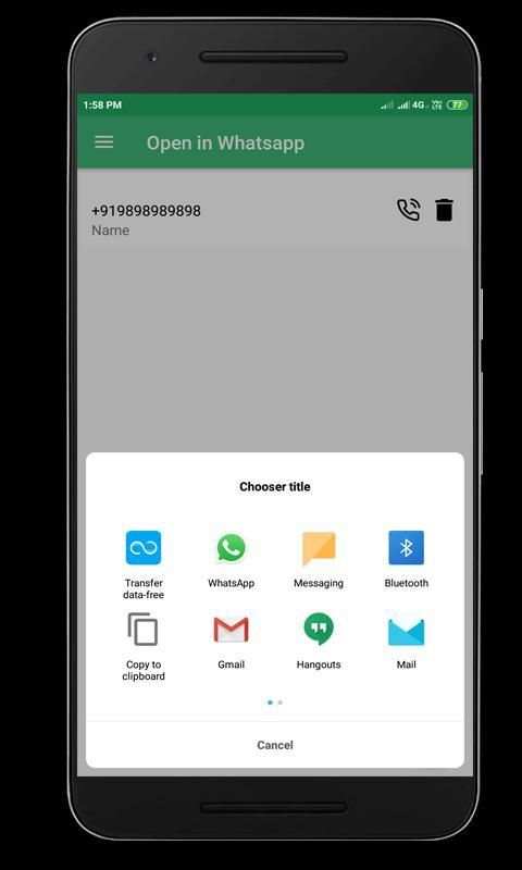 Click to Chat WA screenshot 5
