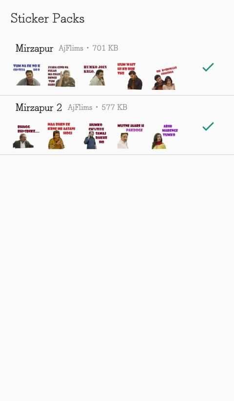 Mirzapur : Stickers for WhatsApp screenshot 4