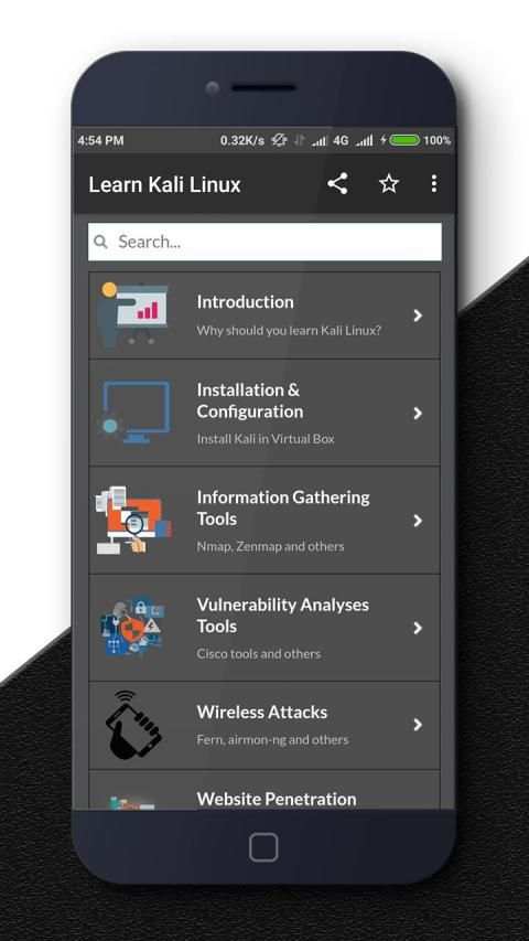 Kali Linux screenshot 4